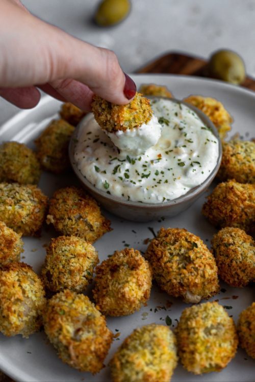 Air Fried Olives
