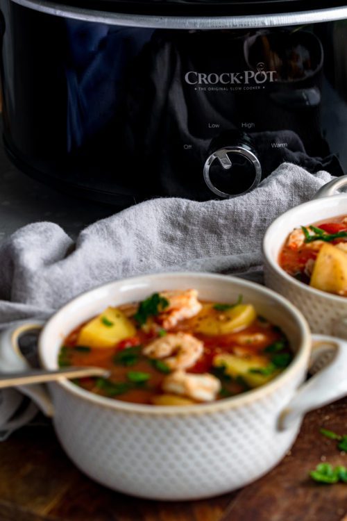 Crock-Pot Seafood Stew - Dash Of Mandi
