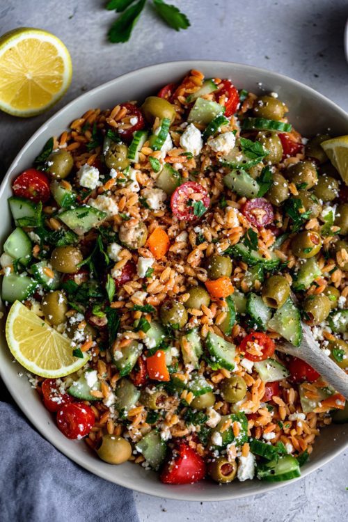 Healthy Risoni Salad