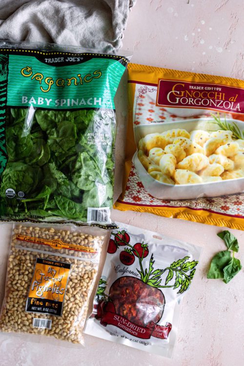 Gorgonzola Gnocchi Dish Using Trader Joe's Ingredients