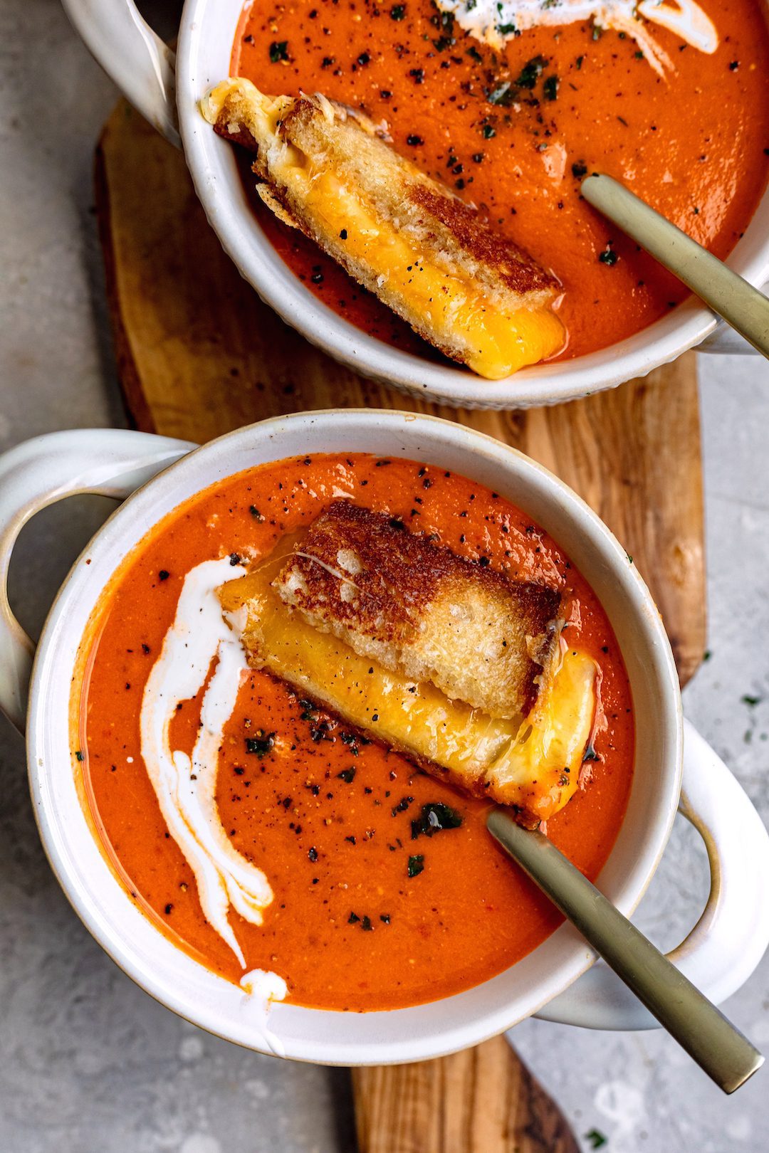 Creamy Harissa Tomato Soup