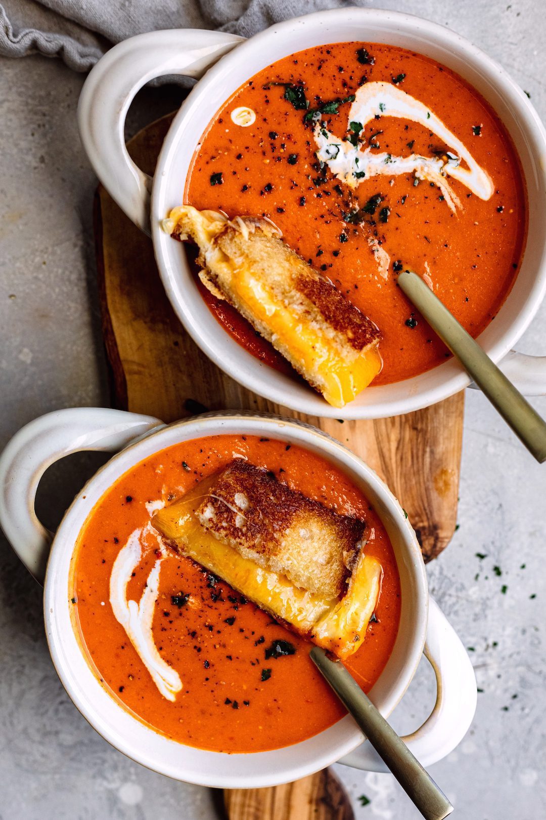 Easy Creamy Harissa Tomato Soup - Dash Of Mandi