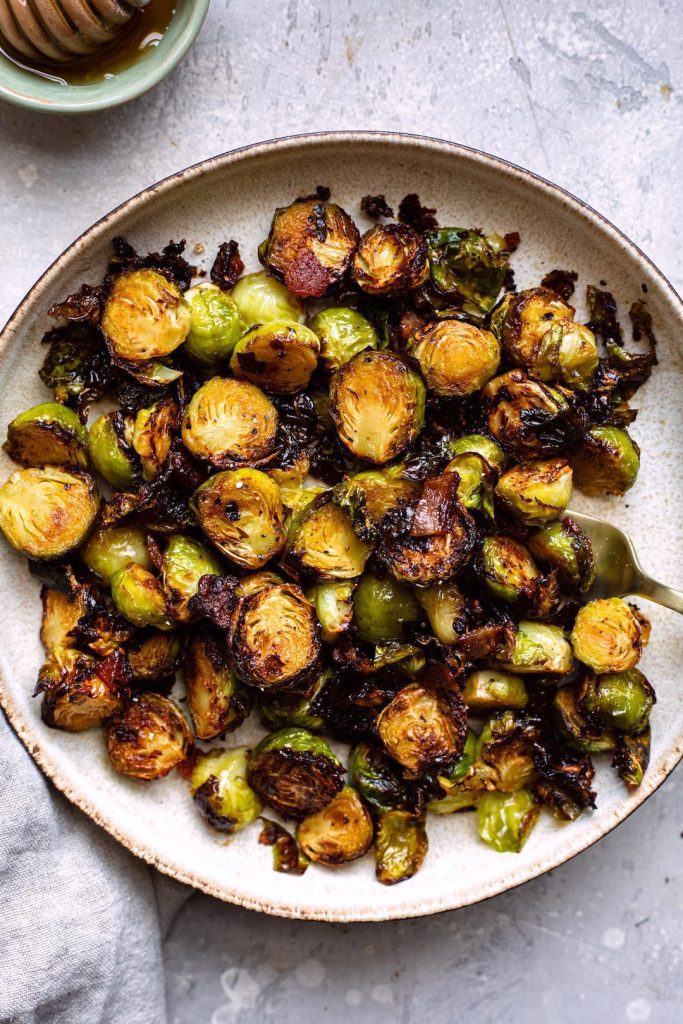 honey mustard bacon brussels sprouts