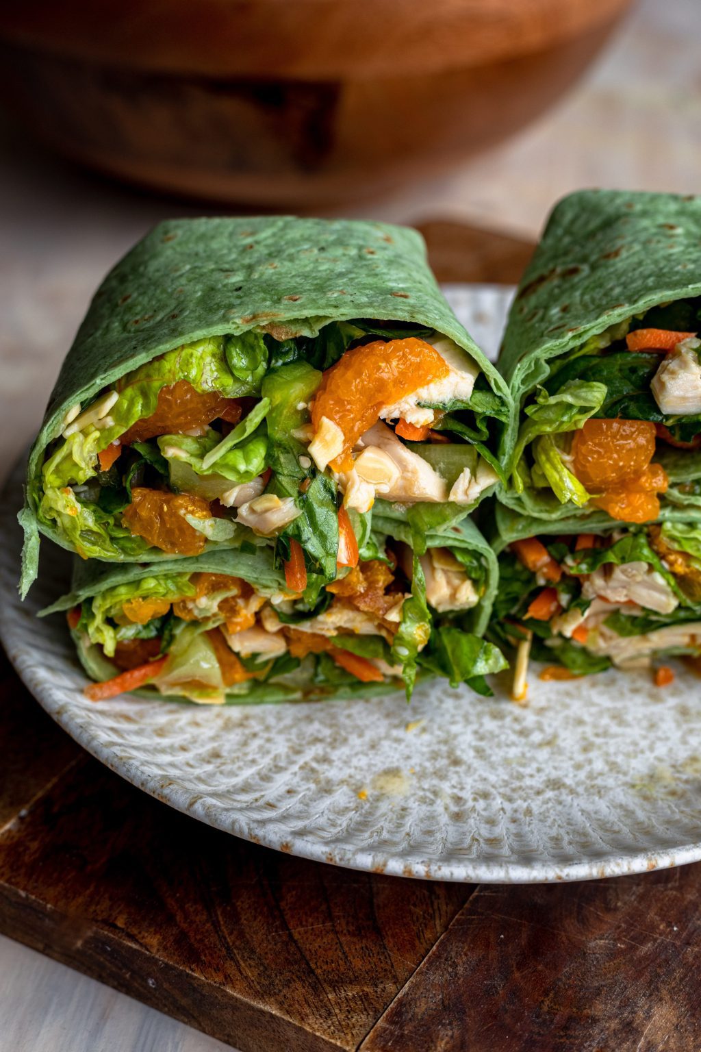 Sesame Crunch Chicken Wraps - Dash of Mandi